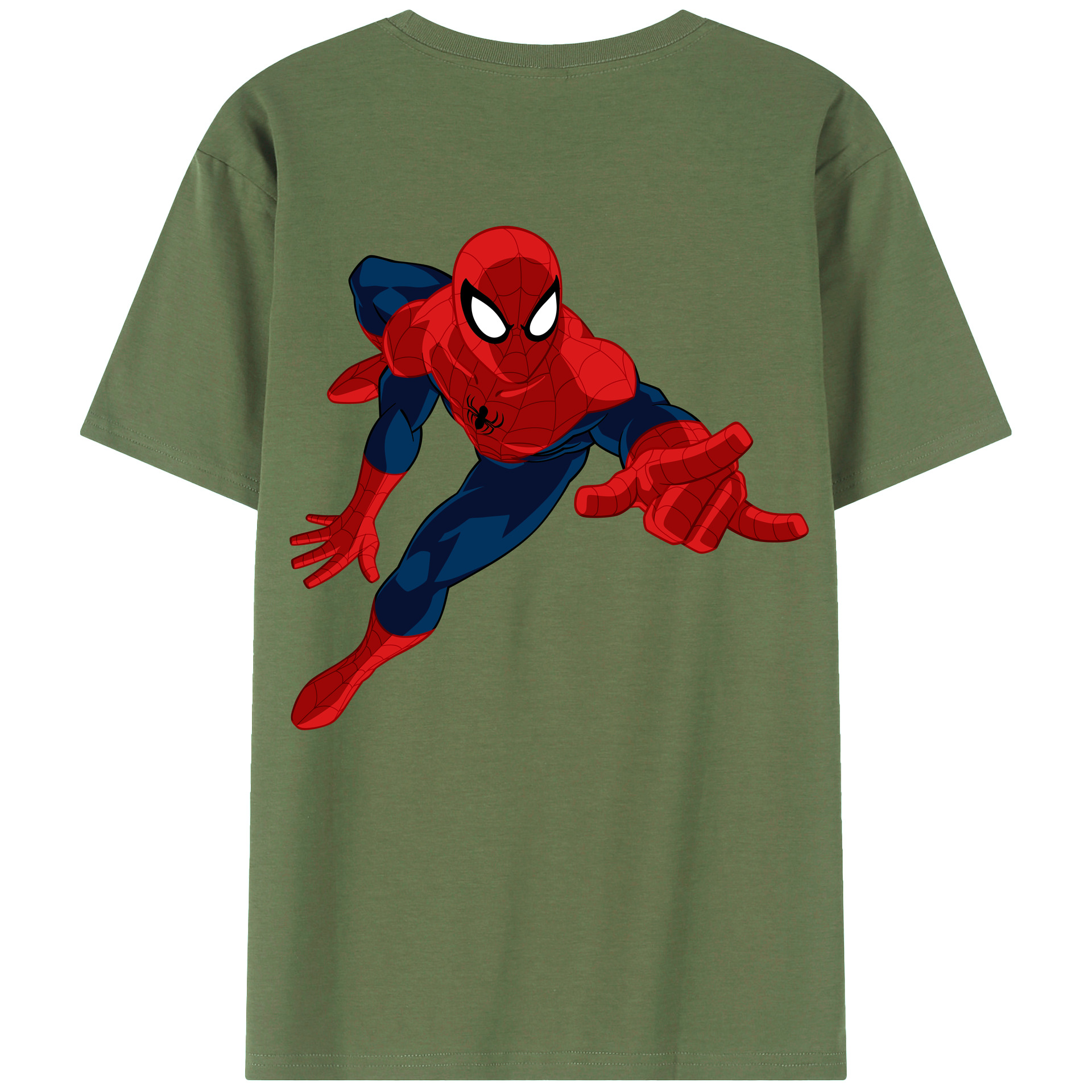 （画像用） アベンジャーズ The Avengers 綿100％ メンズ半袖Tシャツ（バックプリント） 通気性